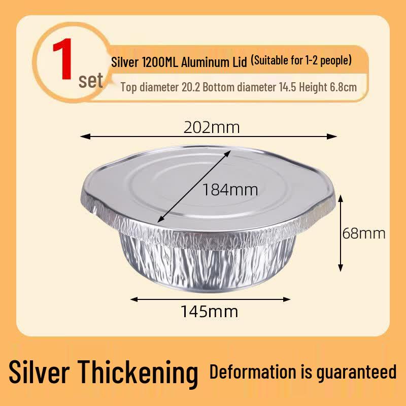 Disposable Aluminum Foil Hot Pot/Meal Box