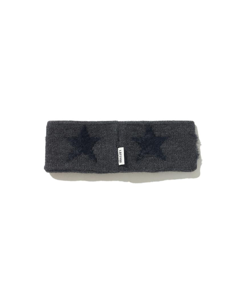 Lotsyou Bella Fluffy Head Band Charcol