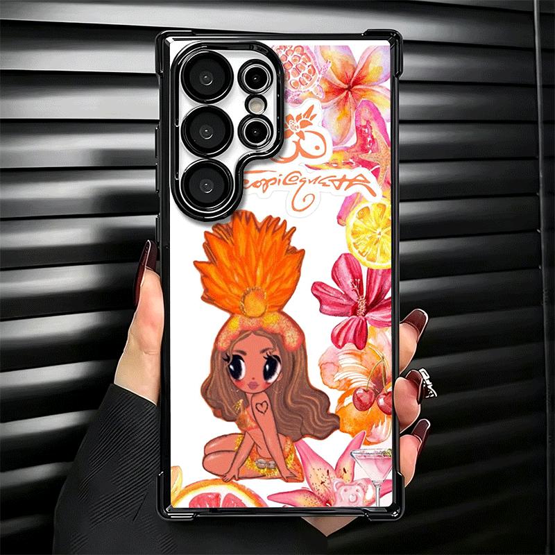 K-Karol G Tropicoqueta Soft Phone Case For Samsung Galaxy S26 Ultra S25 Edge S24 FE S23 Plus S22 S21 + S20 Plating Anti-Fall Fun