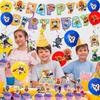 Birthday Decoration Birthday Birthday Party Character HAPPY BIRTHDAY for and Kids Set, Balloons, Decorations, Decorations, Hat, Banner, Garland,