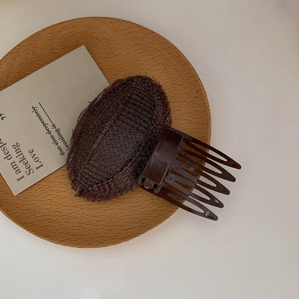 

2 шт., натуральная пушистая заколка для волос, вьющиеся волосы, пластиковая заколка для волос с корнем, пушистая заколка для челки, зажим для укладки волос, заколки для волос, аксессуары для волос