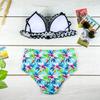 Zweiteiliges Push-up-Bikini-Set, High Waist, Badeanzug, Pool, Strand. Zweiteiliges Push-up-Bikini-Set, High Waist, Badeanzug, Pool, Strand.