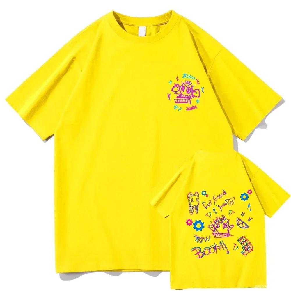 Arcane Jinx T Shirt Fashion Funny Cute Anime Bunny Monkey T-Shirt Unisex Summer Sport Jogging Short Sleeves Plus Size Loose soft