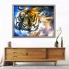Diamant-Malerei Tiger 5D DIY voller Platz Diamant Stickerei Tier Handarbeit Home Dekorationen
