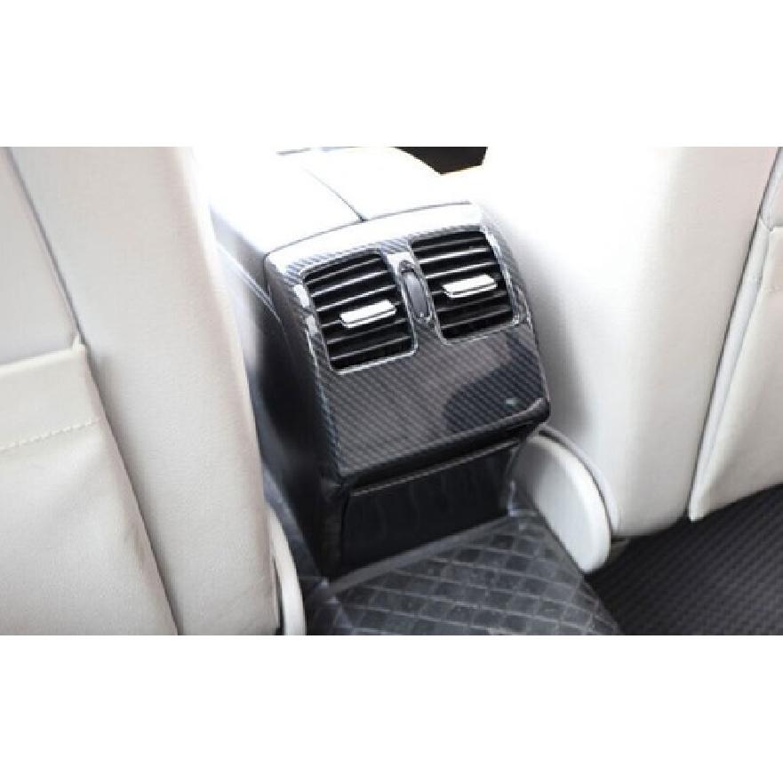 Cover Trim 2X Inner Rear Carbon Fiber For Benz C-Class 2008-2014 Air Outlet Vent