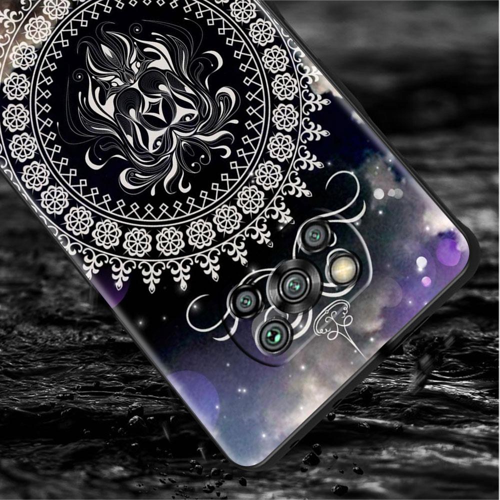 Case For Xiaomi Mi Poco X3 NFC X4 Pro F3 F4 GT M4 M3 F1 C40 11 Lite 11T TPU Silicone Funda Phone Cover Mandala 12 Constellations