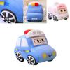 Ultra-plush Short Fur Cartoon Car Pillow- Available In 3 Vibrant Colors
