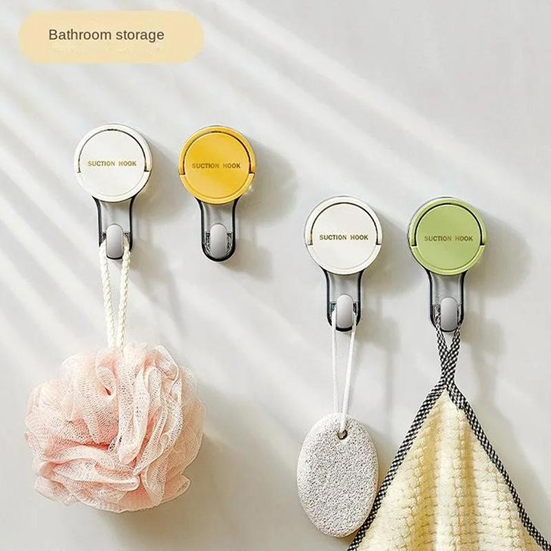 

Suction Hooks Strong Vacuum Power Traceless No-Drilling Adhesive Hooks For Home Bathroom Kitchen Door Back And Toilet Area