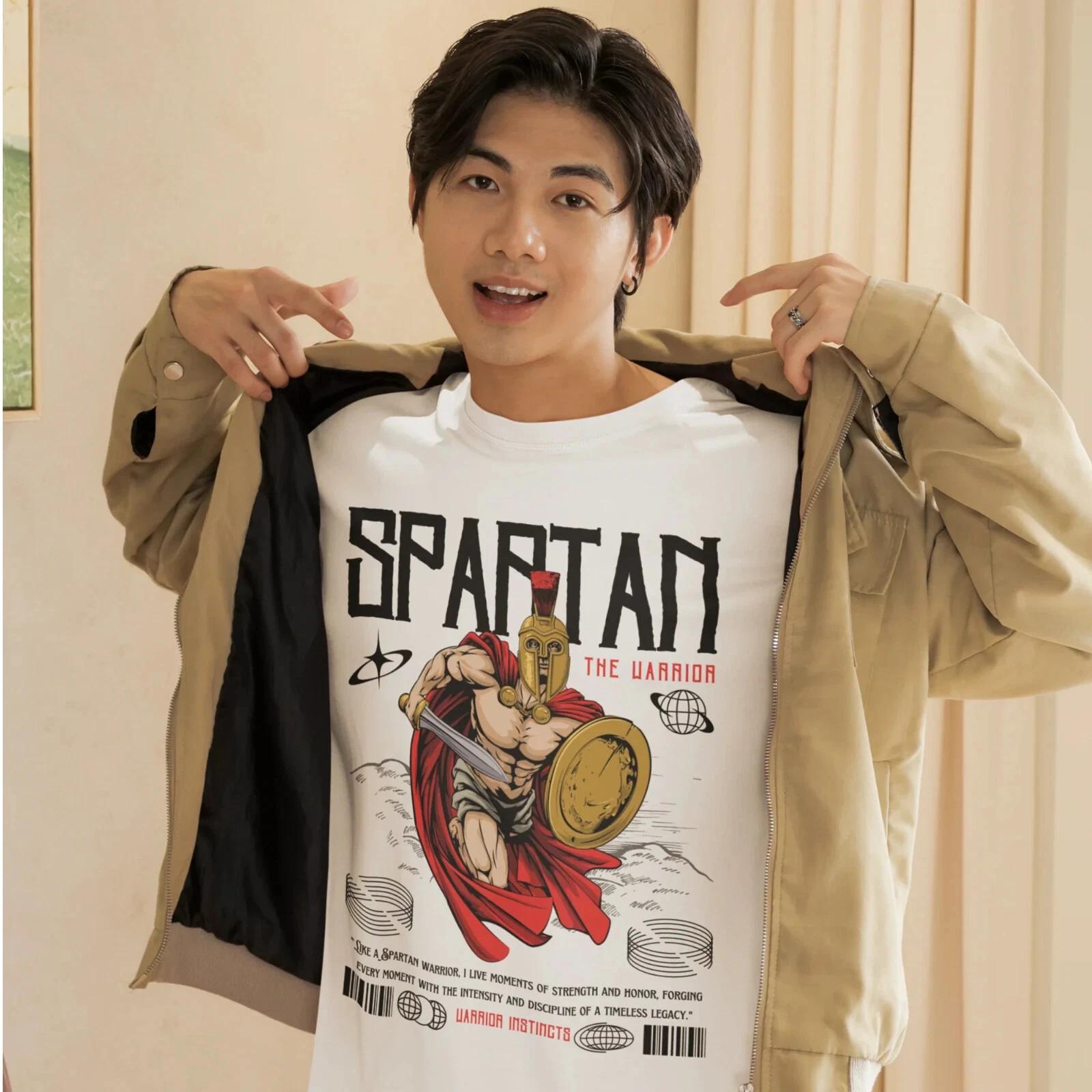 Men’s Graphic Text Printed Oversized White T-Shirt | Premium Cotton Casual Tee S
