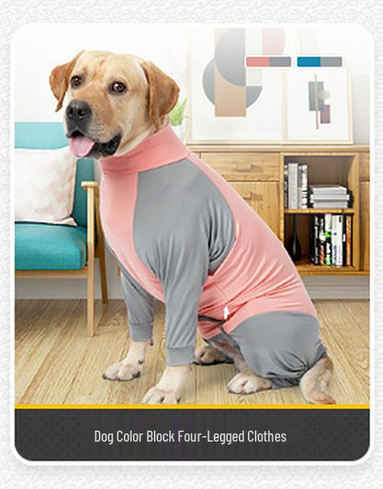 Breathable Anti-Shedding Four-Legged Pet Outfit for Small & Medium Dogs