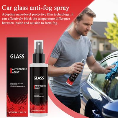 Anti Fog Spray For Car Windshield 100ml Glass Defogger Remover Window Glass Defogger Cleaner For Goggles Mirror Automotive