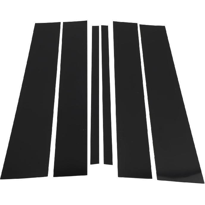 

6 Pcs Door Pillar Window Trim for Nissan Armada 2004-2015 Front Rear Left Right Anti Scratch Sticker Pillar Posts Cover Carbon Fiber Pattern Black чёрный