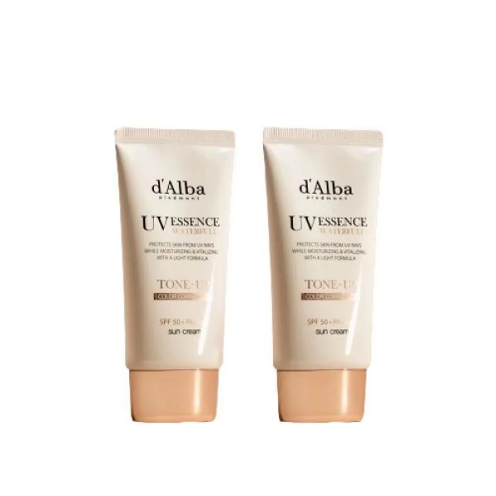 d Alba Vegan Tone-Up Sunscreen 50ml x 2 UV Protection