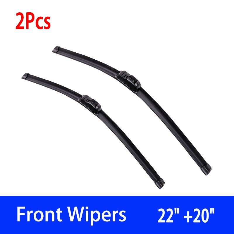 

For BMW X3 E83 2004-2010 Car Front Wiper U-Shape Soft Rubber Boneless Wiper HD Silent Durable Easy to install Car Wiper 22 20