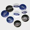 Neuer 2026 Autoaufkleber Ford Neu 2025 Heiß 4 Stück 56/60/65mm Auto Radnabendeckel Set Nabenkappe Felgenabdeckung Emblem Blau Mitte Rad Ca