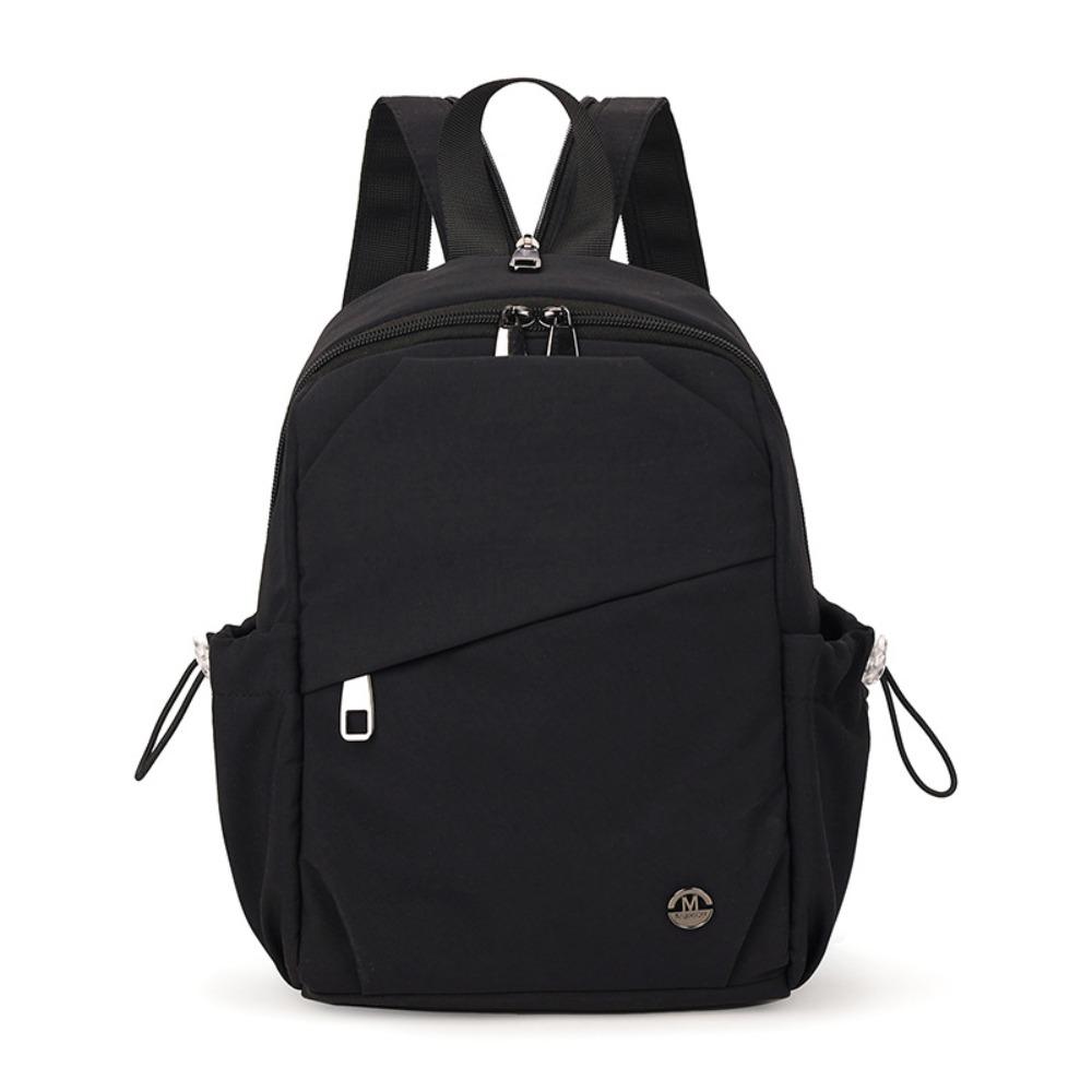 

Lightweight Women Backpack Korean style Nylon Shoulder Bag Portable Student Schoolbag Travel чёрный