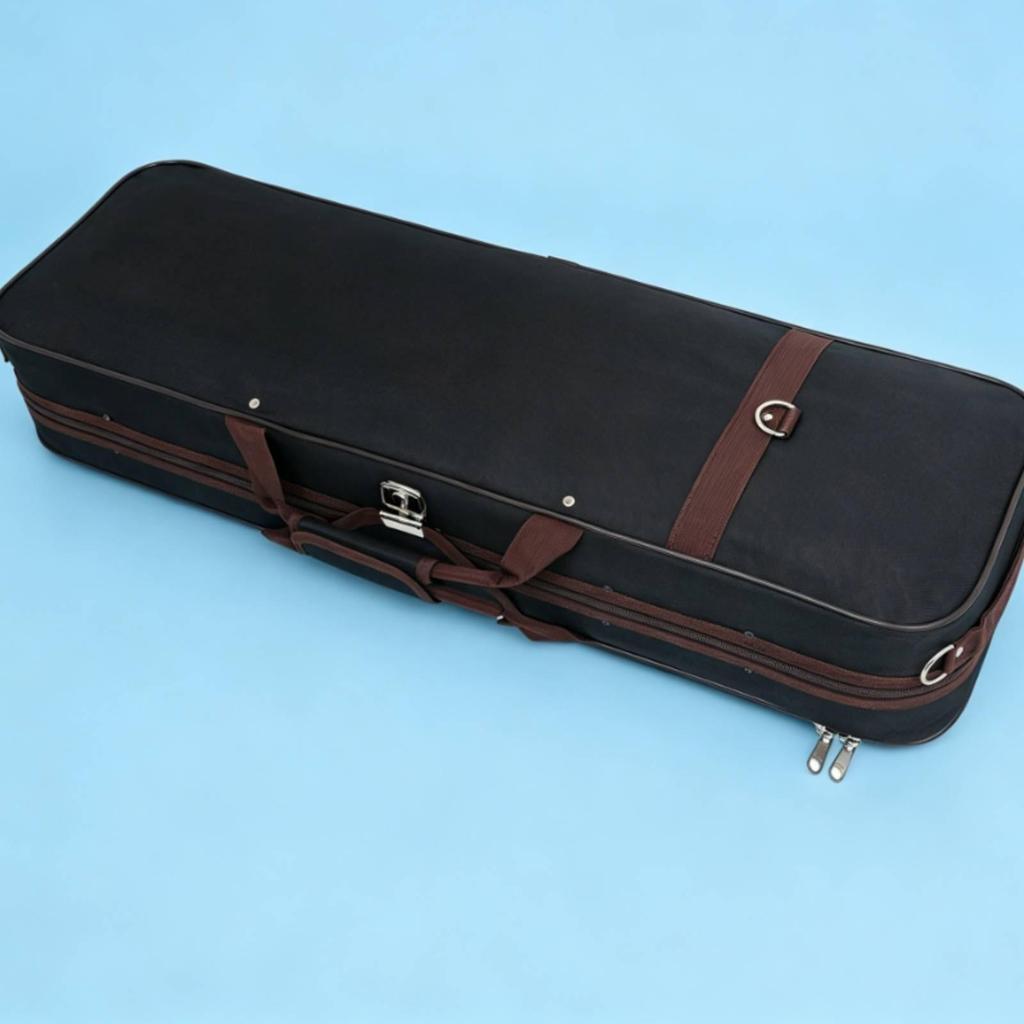 Oxford Cloth Violin Case 4/4 Hard Shell Protective Lightweight Box with