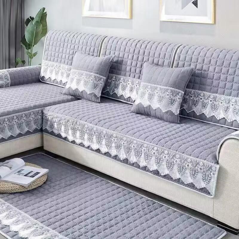 

Всесезонная нескользящая диванная подушка, простая современная диванная подушка из матовой ткани, модное диванное полотенце 90*210cm