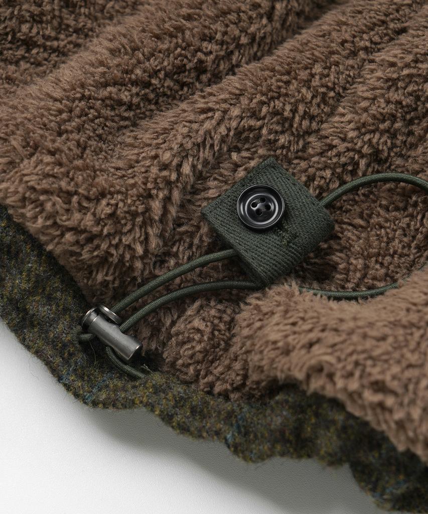 Frizmworks Fluffy Wool Harrington Jacket _ Seaweed