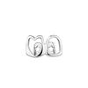 1/2 pièces Bijoux de Dent en Strass Portables Couleur Or Grilles Dentaires Cœur Creux Grillz Dentaire Quotidien