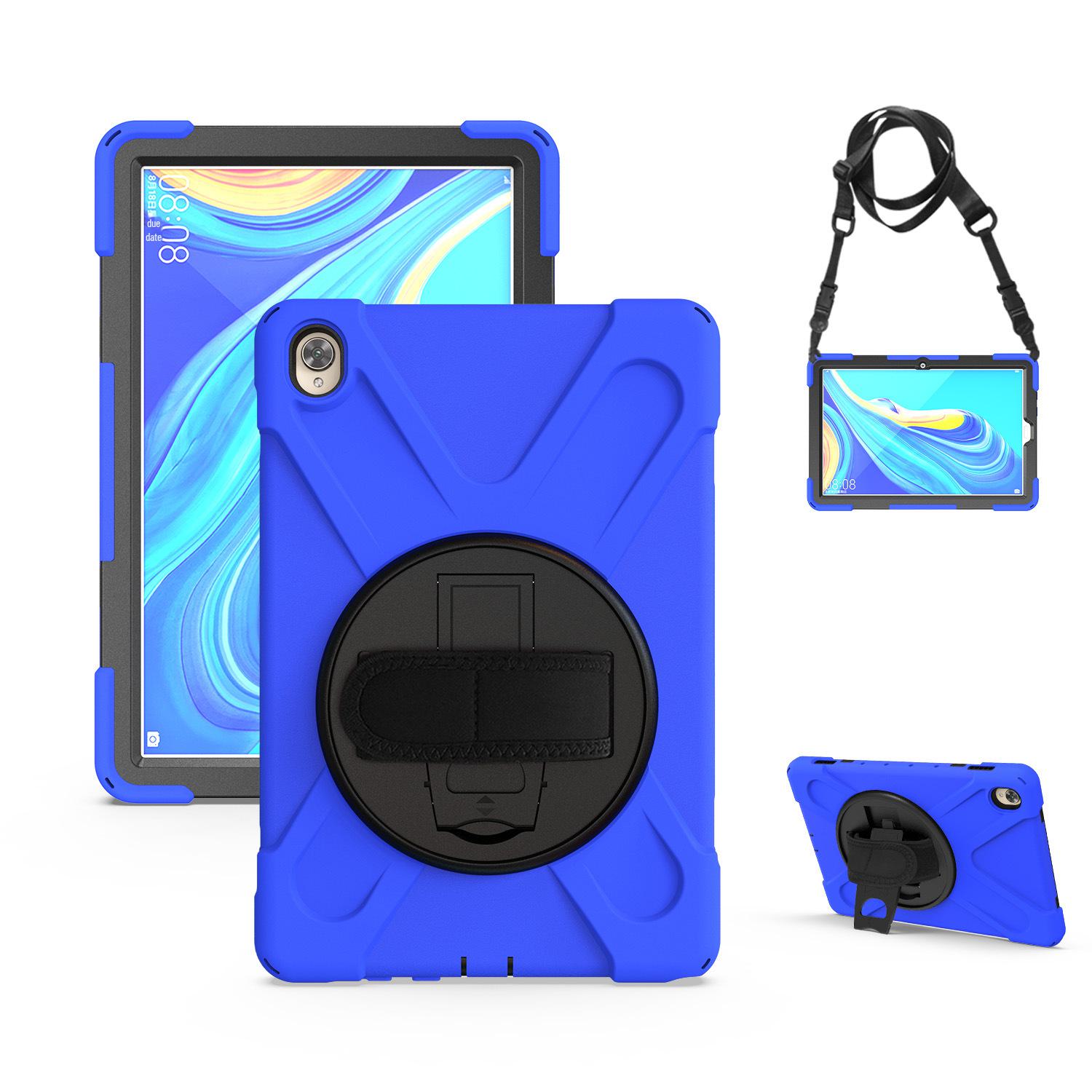 Huawei Matepad 10.8 inch M6 Triple-Layer Anti-Fall Protective Cover Without shoulder strap синий