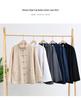 2025 Men's Chinese Style Cotton Linen Long Sleeve Tang Suit Hanfu Shirt, Plus Size Loungewear
