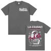 Alleh Yorghaki La Ciudad Worid Tour 2025 Merch Tshirt Unisex Women Vintage Classic T Shirt Oversized Loose Short Sleeve Tshirts