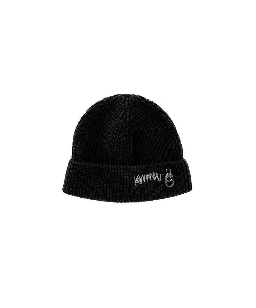 Keomyundeoweeo Commune Angora Beanie Black