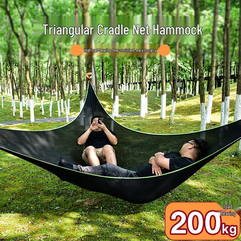 Multi-Person Aerial Tree Tent: Anti-Roll Mesh Outdoor Hammock Swing for Camping