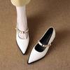 Women's Versatile Fashion Single Shoes High Heels 2025 New Pointed French Beautiful Mary Skirt Temperament