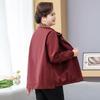 Women's Plus Size Mid-Aged Spring Autumn Jacket