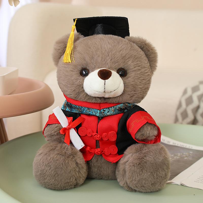 

Высокое качество Креативный милый доктор. Плюшевая игрушка медведь мягкая кавайная плюшевая игрушка животное куклы выпускной подарок для детей девочек друзей 28cm серый