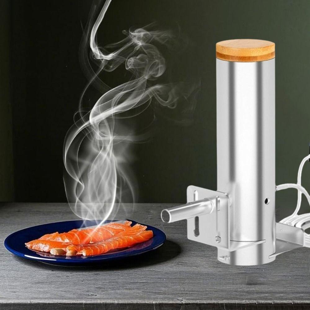 Stainless Steel Electric BBQ Cold Smoker Adjustable Smoke Output Grill Smoke Machine Smokehouse