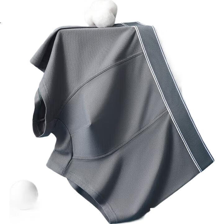 Me Feeling Men's Underwear, Pure Cotton, 7A Grade Antibacterial Crotch, Seamless Breathable Boxer Briefs, Large Size Men's Youth Shorts