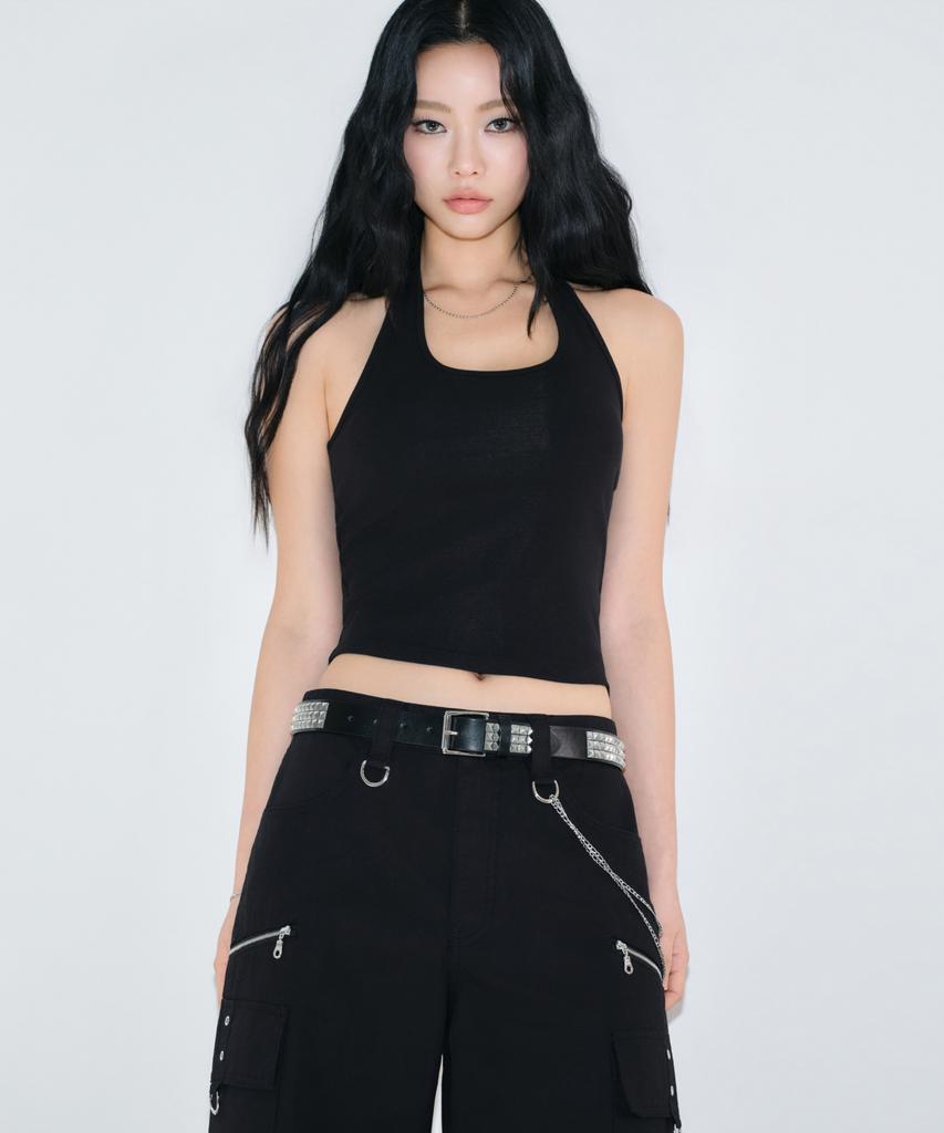 MUSINSA STANDARD WOMAN [Unbound Girl] Women'S Skater Shorts [Black]