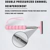 Car Rearview Mirror Wiper Stainless Steel Telescopic Retractable Layered Brush Head Window Wash Cleaning Brush Handheld Wiper