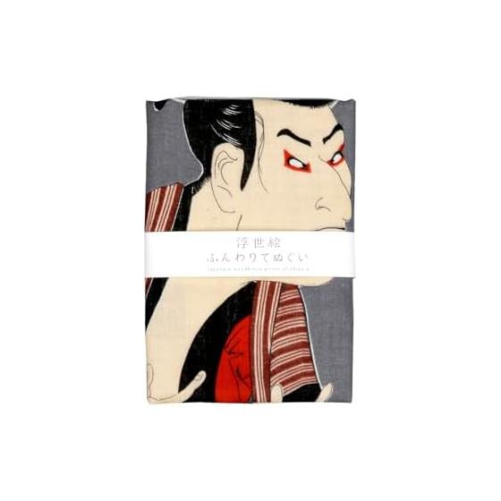Yamamoto Jin Shoten (Official) Double Gauze Tenugui Edo Bee (Sharaku) Double Gauze Tenugui Approx. 32cm X 89cm 100% Cotton (Made In Japan)