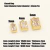 2026 New Arrival Fine AAA Grade Zircon Stone Drop Charms for Permanent Bracelet Necklace Making Gold Filled Jewelry Findings