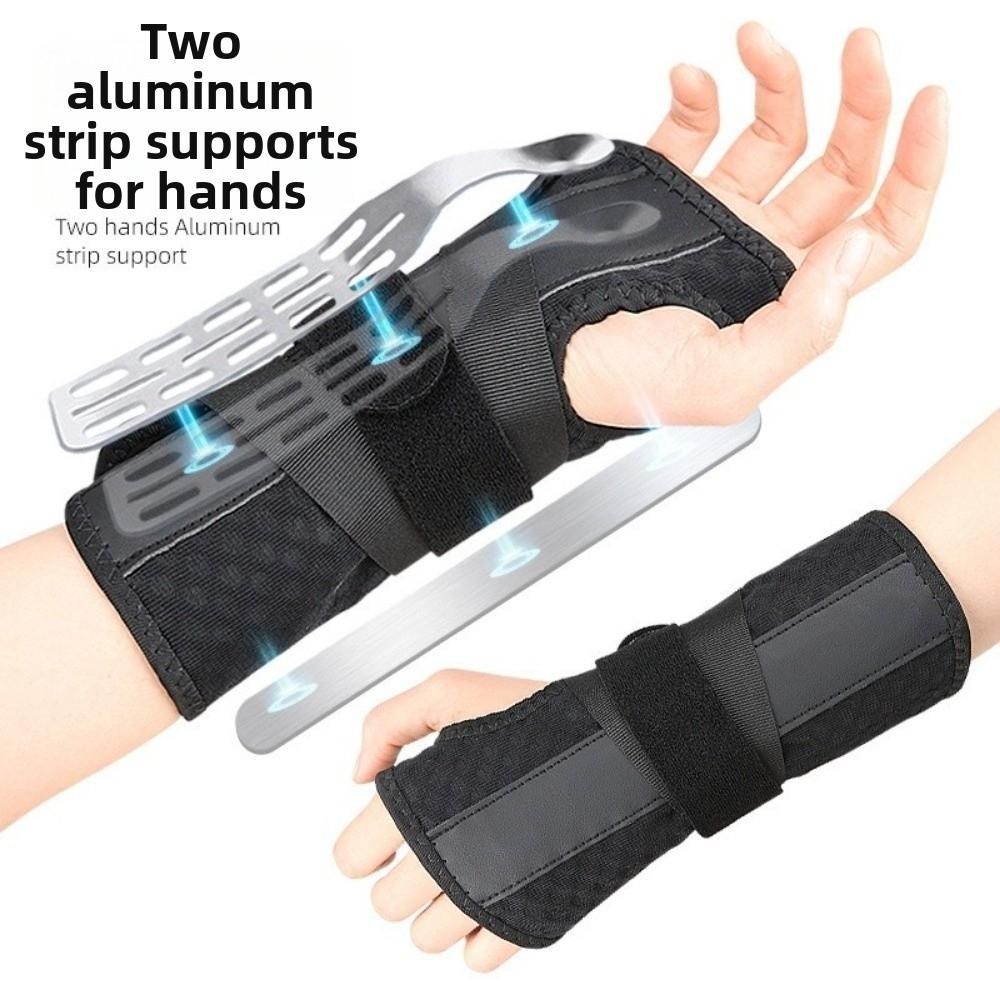 Breathable Wrist Fixed Strap Adjustable Pressure Hand Sprain Wristband  Sports Protective Gear