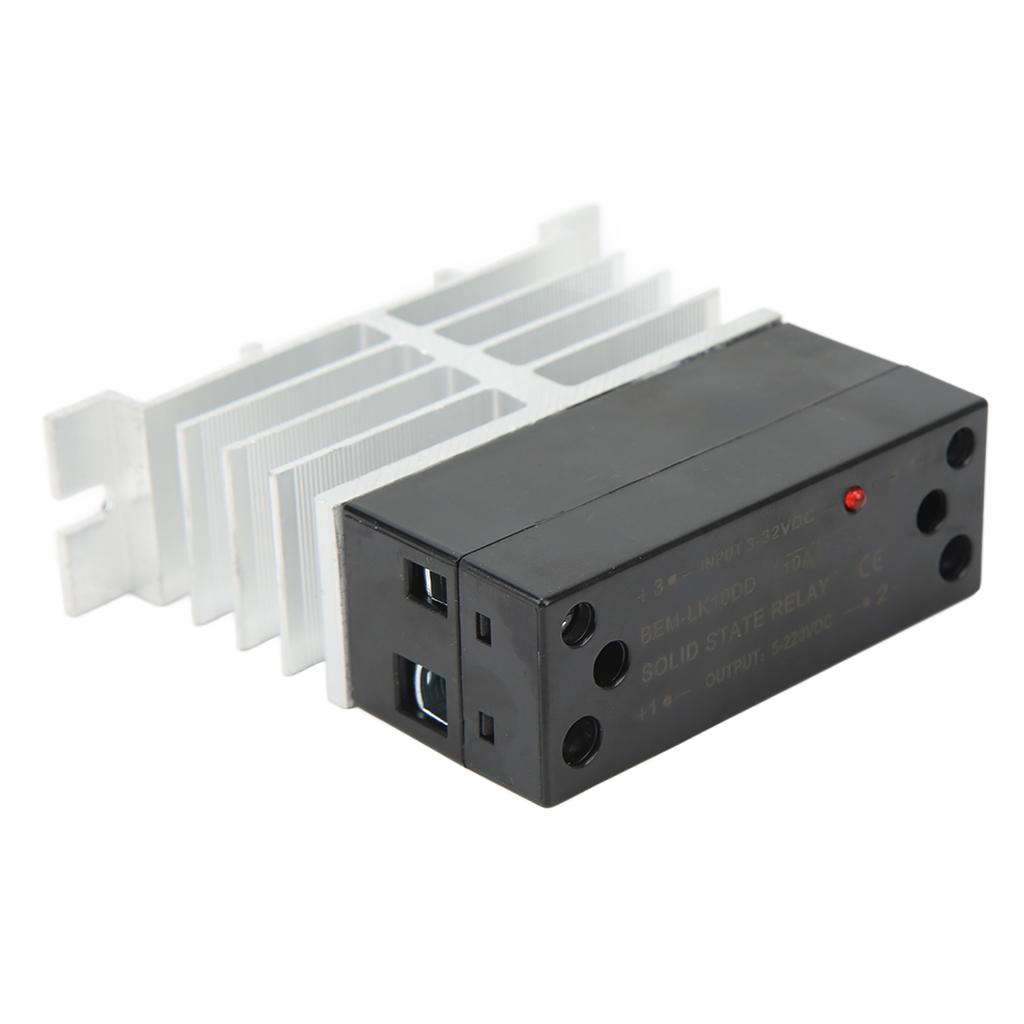 BERM DC To DC Solid State Relay Flame Retardant Housing 3‑32V Input 5‑220V Output Relay Module