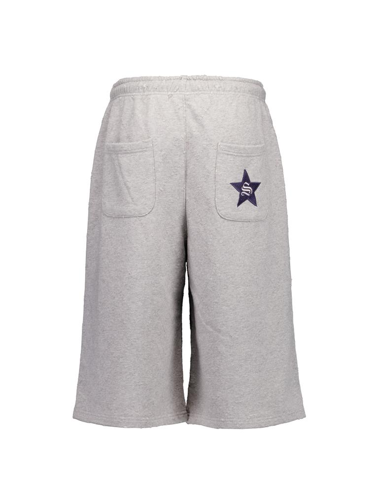 Setup Exe Punching Bermuda Sweatpants / Melange Gray