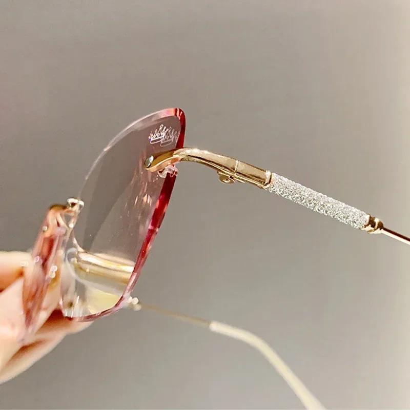 Fashion Diamond Cutting Reading Glasses Blue Light Blocking Eye Protection Presbyopia Far Sight Glasses for Men Women