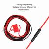 HKN4137A ABS   Metal Power Cord with Buckle for MOTOROLA Mobile Radio Black Red