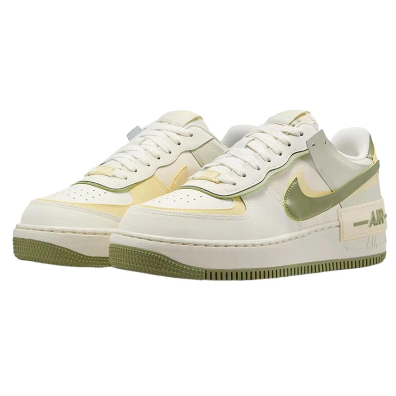 Nike Air Force 1 Shadow Pale Ivory Oil Green Women's Sneakers FN6335-101