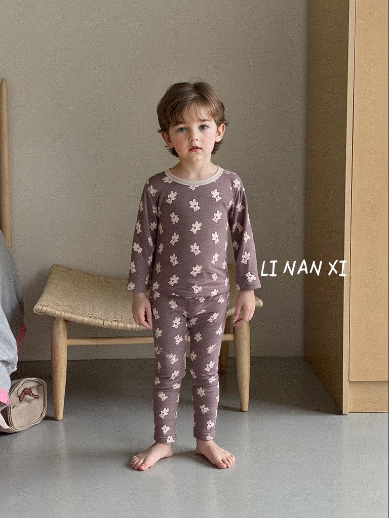 88273 Kids' Wool Lycra Autumn/Winter Pajama Set 2025 - Boys' Long Sleeve Homewear