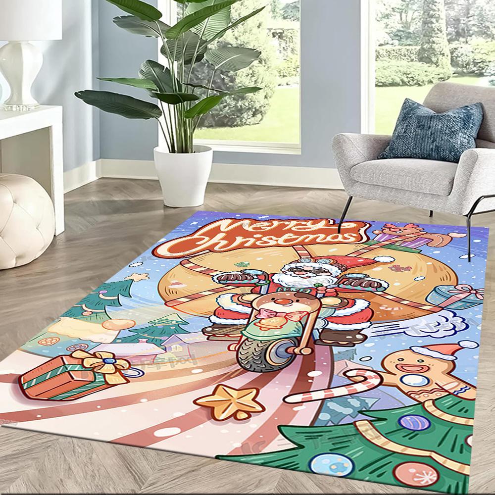 Christmas 369 Carpet Perfect for Kitchen Game Room Living Rooms Entryway Antislip Carpet Anime Office Decor Perfect Birthday/Christmas Gift Idea