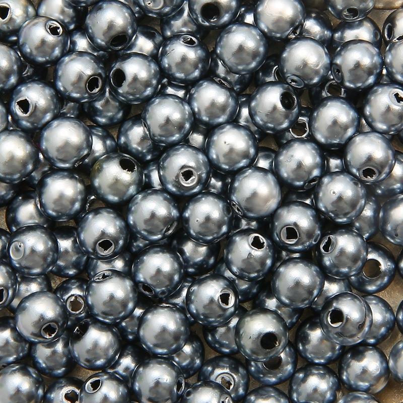 Diy Handmade Beading Material Abs Acrylic Pearl Loose Bead Round Bead Making Bracelet Necklace Earrings Jewelry Accessories