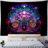 Tapestry wall hanging, yoga background cloth, meditation, chakra, art decoration, dormitory bedroom living room, home decoration