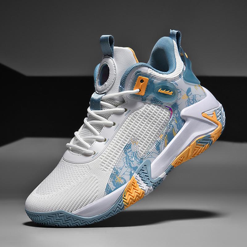 Men's Basketball Shoes Walking and Running Shoes Breathable and Comfortable Men's Sports Shoes Trendy and Fashionable Basketball