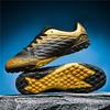 Mens Soccer Lightweight Shoes  New High Top TF Artificial Turf Student Youth Training Competition Football Shoes for Man